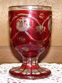 Andenkenglas Linsenschliff